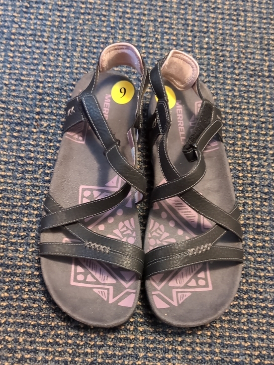 Merrell Shoes - Merrell Womens Black and Pink Outdoor Sport Sandals